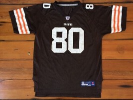 Vintage Reebok NFL Cleveland Browns #80 Winslow Brown Football Jersey Ad... - £39.10 GBP