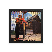 Stevie Ray Vaughan and Double signed &quot;Soul To Soul&quot; album Reprint - £59.95 GBP