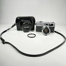 Minolta Hi-Matic 7s Rangefinder 35mm Film Camera Rokkor 45mm 1:1.8 Lens ... - $39.59