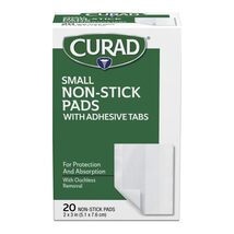 Curad Non-Stick Pads, 2 X 3 Inch(5.1 x 7.6 cm), 20 Count - $7.91+
