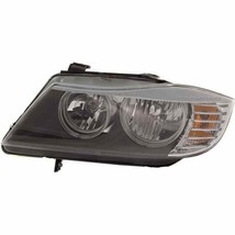 Headlight For 2009-11 BMW 335i Sedan Left Side Halogen Black housing Clear Lens - $296.70