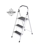 3-Step Steel Lightweight Step Stool Ladder 225 lbs. Load Capacity Type I... - $71.87
