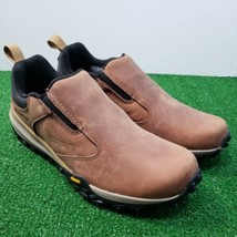 Merrell Jungle Moc Brown Leather Slip On Comfort Hiking Shoe Men&#39;s 7 J000143 - £29.67 GBP