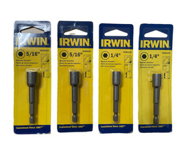 Irwin 5/16&quot; and 1/4&quot; x 2-9/16&quot; Magnetic  Nutsetter SET - £16.32 GBP