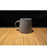 Starbucks 2013 Grey Tapered White Embossed lettering Matte Coffee Cup Mu... - €12,92 EUR