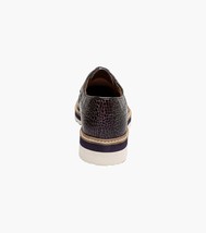 Stacy Adams Alario Wingtip Oxford Croco Leather Shoes Purple 25725-542 image 7