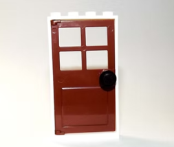 PLTOYS Wooden House Door DIY Construction Piece Exclusive Minifigure - $3.24