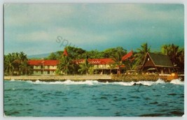 Kona Inn Kailua-Kona Island of Hawaii Vacation Postcard Travel Vtg Nani Li&#39;i - £9.46 GBP