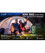 W-King T9-2 The Party Booster Bluetooth USB & Aux Stereo Light Effects B... - $1,747.56 MXN W-King T9-2 The Party Booster Bluetooth USB & Aux Stereo Light Effects B... - $1,747.56 MXN