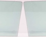 1951-1954 Chevy GMC Pickup Truck Green Tint Left &amp; Right Front Door Glas... - £118.43 GBP