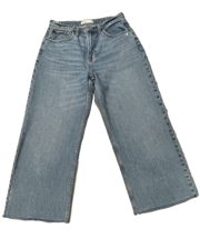 Abercrombie &amp; Fitch Women&#39;s The Loose High Rise Jeans Size 28/6 Raw Hem ... - $36.26