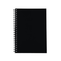 Spirax Hard Cover Twin Wire Notebook A4 (200 pages) - Black - £29.13 GBP