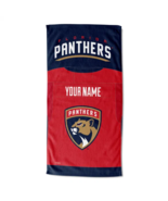 OFFICIAL NHL Jersey Personalized Beach Towel - Florida Panthers - $49.99
