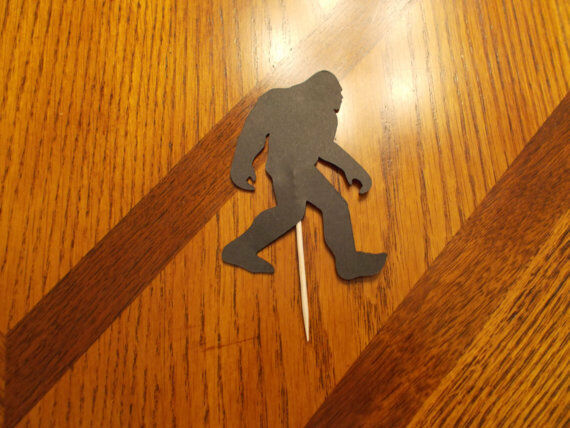 Lot of 12 Bigfoot Cupcake Toppers! - $3.95