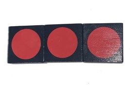 Qwirkle Replacement OEM 3 Red Circle Tiles Complete Set - $8.81