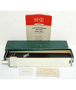 K&amp;E N4081-3 Log Log Duplex Decitrig Slide Rule in Box w/ Manual Keuffel ... - $132.75 CAD