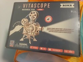 Rokr 3D Wooden Puzzle Vitascope 183 piece new sealed no glue diy film projector - £32.48 GBP