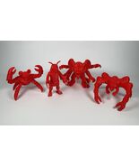 Angry Red Planet Martian Monster Toys Lot of 4 - $166.55