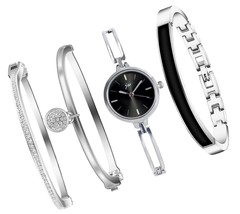 Clastyle Elegante Watch and Bracelet Set for Women Glitter 3 - £65.01 GBP