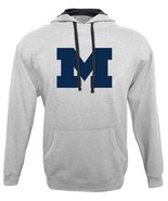 NCAA Michigan Wolverines Mens Hood 50/50 Fleece Top, Gray, Small - $31.68