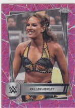 2025 Topps Chrome WWE Fallon Henley #86 Pink Shimmer Refractor - $2.56