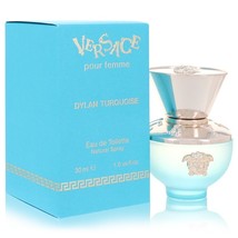 Versace Pour Femme Dylan Turquoise Perfume By Versace Eau De Toilette Spray 1 oz - £28.16 GBP