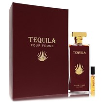 Tequila Pour Femme Red by Tequila Perfumes Eau De Parfum Spray + Free .17 oz Min - $86.11