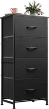 The Wlive Dresser With 4 Drawers, Fabric Storage Tower, Organizer Unit For - £47.94 GBP