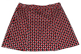 LIZGOLF Geo Print Pleated Golf Tennis Skirt / Skort Shorts 4-Pocket Wm&#39;s... - $24.99