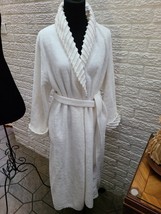 Kinnaird Chenille Robe Womens Size Small Cotton Blend Made In Ireland Mi... - £40.18 GBP