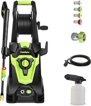 PowRyte Electric Pressure Washer with Hose Reel, Foam Cannon,, 3800 PSI 2.4 GPM - £144.22 GBP