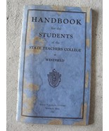 Vintage 1935 Booklet - Handbook for Students of State Teachers College W... - £13.20 GBP