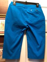 NWT JAMIE SADOCK BAYOU BLUE SKINNYLICIOUS GOLF CAPRIS KNEE CAPRIS - 4 image 2