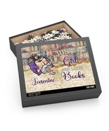 Puzzle, Just a Girl who Loves Books, Brunette Hair, Olive Skin, Personal... - £19.65 GBP+