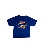 Mens Beer Pong Sink It Drink It Distressed T-shirt Blue Sz XL Clothing A... - $181.86 MXN