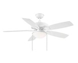 FAN BLADES ONLY - Gazebo III 52&quot; White LED Ceiling Fan with Light Kit - £23.28 GBP