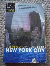 001 Let&#39;s Go 2003 New York City Guide Paperback Book - $2.99