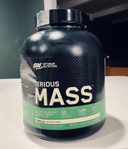 Serious Mass, Protein Powder Supplement, Vanilla, 6 lb (2.72 kg) ex 7/25 - $37.39