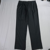 NEW Graham &amp; Gunn 38 Gray Windowpane Suit Slacks Trousers Wool Dress Pants - £19.13 GBP