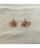 Triangle Shaped Copper Earrings  - €21,71 EUR