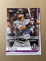 2019 Topps Update Base #US42 David Dahl - Colorado Rockies AS - $2.03 CAD