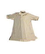 Men&#39;s Nicklaus Polo Golf Shirt Stripe Size Large 100% Cotton - $27.01 CAD