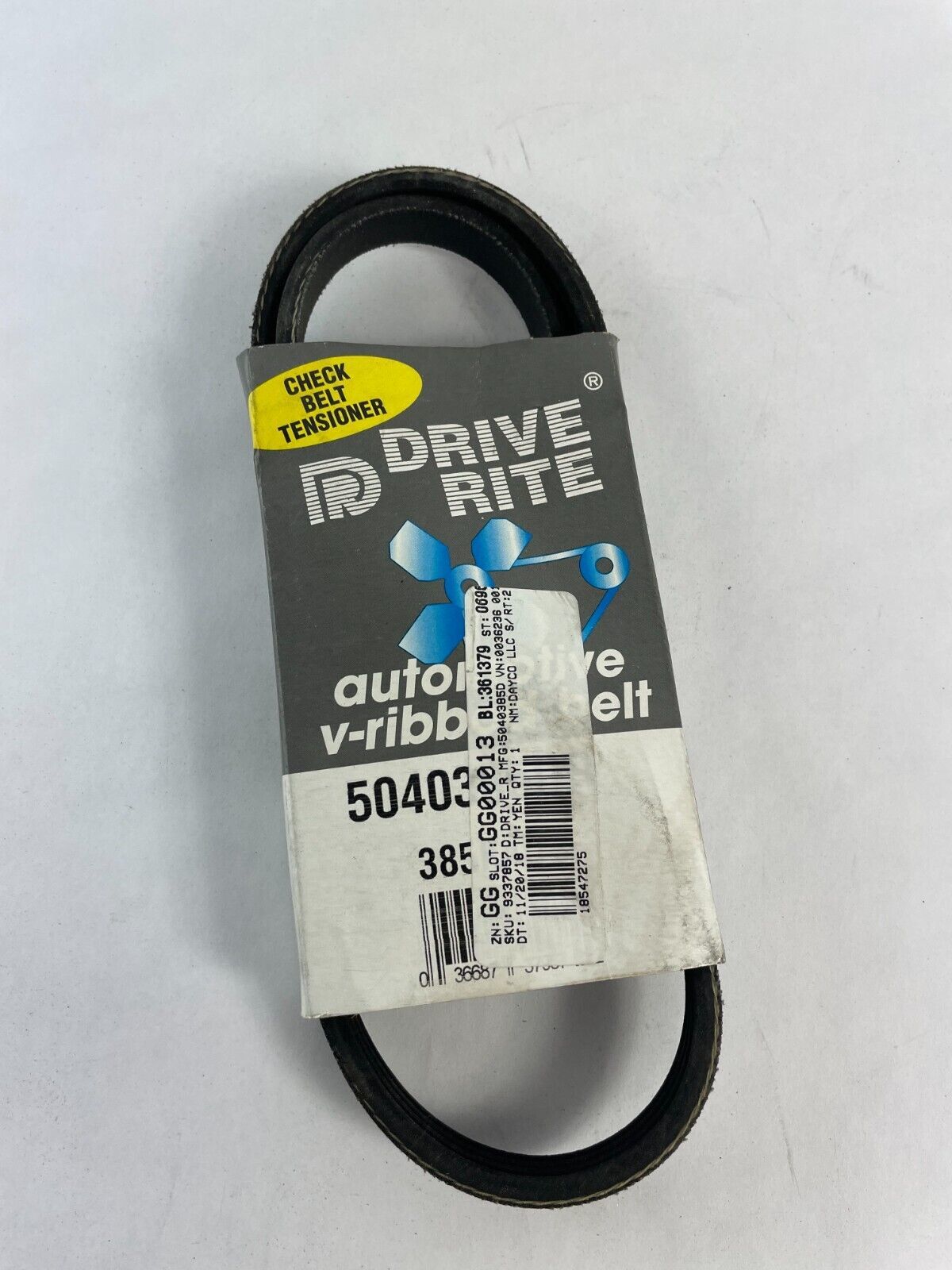 OEM Dayco Drive Rite 5040385DR Premium Utility V-belt A10 - $16.82