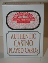 SANTA FE STATION - HOTEL &amp; CASINO - AUTHENTIC CASINO PLAYED CARDS - $10.00