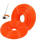 String Trimmer Line 0.095-Inch, 328 Feet 2.4Mm Nylon Weed, Orange, 164 F... - $38.97
