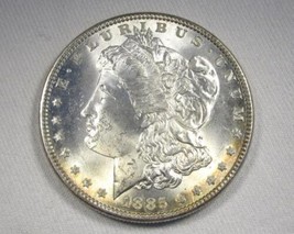 1885 Error Silver Morgan Dollar CH UNC Coin AN29 - £65.40 GBP