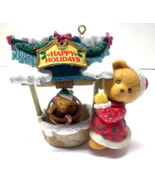 Wishing well Cherished Teddies Enesco Christmas ornament 1998 - €6,91 EUR