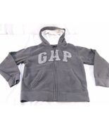 GAP KIDSCOLD WEATHER GRAY FULL ZIP UP COZY HOODIE SWEATER YOUTH M (8) - $24.08 CAD
