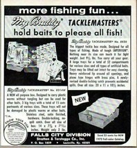 1972 Print Ad My Buddy Tacklemaster Fishing Tackle Boxes Louisville,KY - $9.50