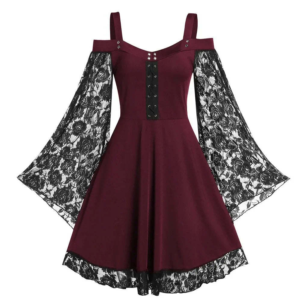 Autumn Winter Elegant  Halloween Party Dresses